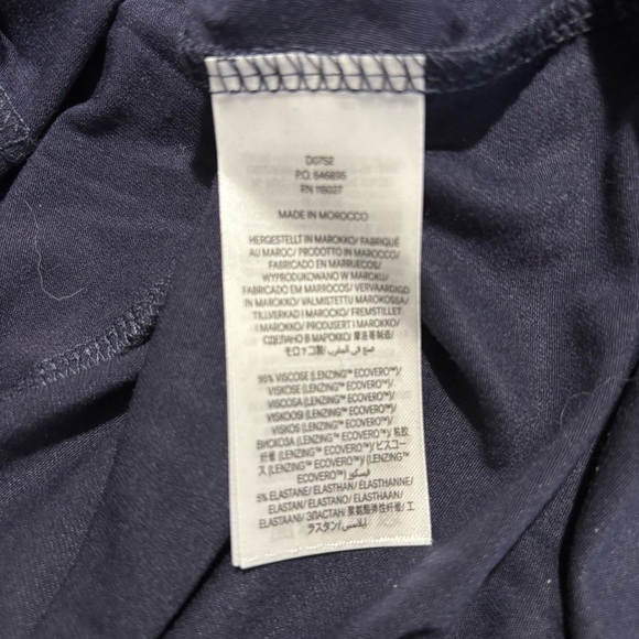 BODEN Sz 10R Maxi Dress Jerseyy Knit Empyre Waist Slight Puff Shoulder Unlined - Picture 9 of 11